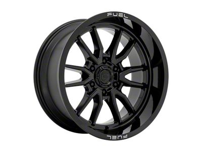 Fuel Wheels Clash Gloss Black 6-Lug Wheel; 18x9; -12mm Offset (07-13 Sierra 1500)