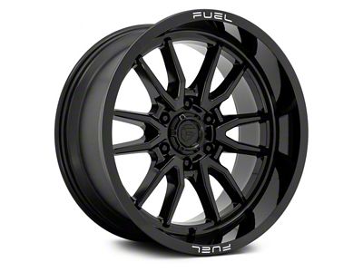Fuel Wheels Clash Gloss Black 6-Lug Wheel; 20x9; 1mm Offset (07-13 Sierra 1500)