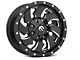 Fuel Wheels Cleaver Gloss Black Milled 6-Lug Wheel; 22x12; -44mm Offset (07-13 Sierra 1500)