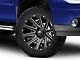 Fuel Wheels Contra Gloss Black Milled 6-Lug Wheel; 20x9; 20mm Offset (07-13 Sierra 1500)