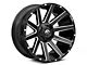 Fuel Wheels Contra Gloss Black Milled 6-Lug Wheel; 24x14; -75mm Offset (07-13 Sierra 1500)