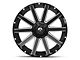 Fuel Wheels Contra Matte Black Milled 6-Lug Wheel; 22x10; -19mm Offset (07-13 Sierra 1500)