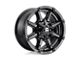 Fuel Wheels Coupler Gloss Black 6-Lug Wheel; 18x9; 19mm Offset (07-13 Sierra 1500)