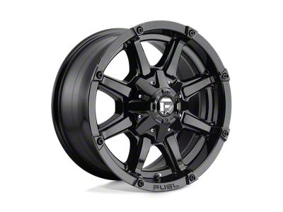 Fuel Wheels Coupler Gloss Black 6-Lug Wheel; 20x9; 19mm Offset (07-13 Sierra 1500)