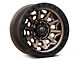 Fuel Wheels Covert Matte Bronze with Black Bead Ring 6-Lug Wheel; 17x9; -12mm Offset (07-13 Sierra 1500)