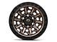 Fuel Wheels Covert Matte Bronze with Black Bead Ring 6-Lug Wheel; 18x9; -12mm Offset (07-13 Sierra 1500)
