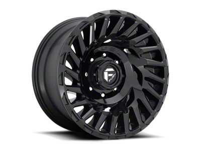 Fuel Wheels Cyclone Gloss Black 6-Lug Wheel; 18x9; -12mm Offset (07-13 Sierra 1500)