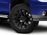 Fuel Wheels Flame Blackout 6-Lug Wheel; 20x10; -18mm Offset (07-13 Sierra 1500)