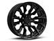 Fuel Wheels Flame Blackout 6-Lug Wheel; 20x9; 20mm Offset (07-13 Sierra 1500)