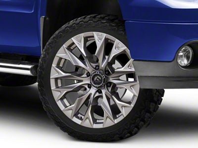 Fuel Wheels Flame Platinum 6-Lug Wheel; 22x10; -18mm Offset (07-13 Sierra 1500)