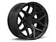 Fuel Wheels Flux Blackout 6-Lug Wheel; 18x9; 30mm Offset (07-13 Sierra 1500)