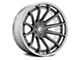 Fuel Wheels Fusion Forged Burn Platinum with Chrome Lip 6-Lug Wheel; 20x10; -18mm Offset (07-13 Sierra 1500)