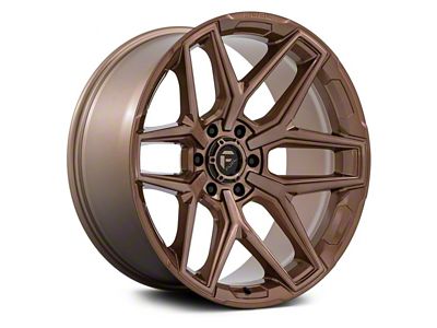 Fuel Wheels Fusion Forged Flux Platinum Bronze 6-Lug Wheel; 17x9; 1mm Offset (07-13 Sierra 1500)