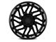Fuel Wheels Hurricane Blackout 6-Lug Wheel; 20x9; 1mm Offset (07-13 Sierra 1500)