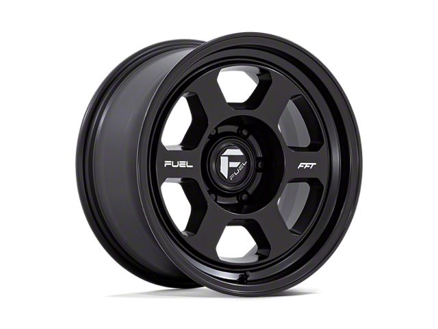 Fuel Wheels Hype Matte Black 6-Lug Wheel; 18x8.5; -10mm Offset (07-13 Sierra 1500)