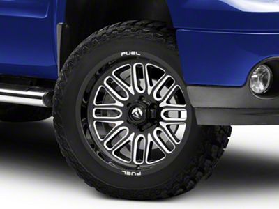 Fuel Wheels Ignite Gloss Black Milled 6-Lug Wheel; 20x9; 19mm Offset (07-13 Sierra 1500)