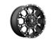 Fuel Wheels Krank Matte Black Milled 6-Lug Wheel; 20x9; 20mm Offset (07-13 Sierra 1500)