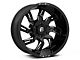 Fuel Wheels Lockdown Gloss Black Milled 6-Lug Wheel; 20x9; 1mm Offset (07-13 Sierra 1500)