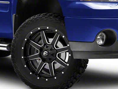 Fuel Wheels Maverick Gloss Black Milled 6-Lug Wheel; 20x9; 20mm Offset (07-13 Sierra 1500)