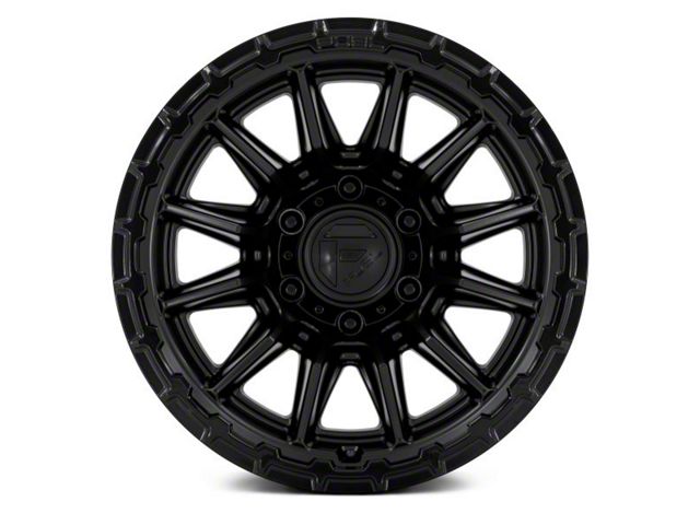 Fuel Wheels Piston Blackout 6-Lug Wheel; 20x10; -18mm Offset (07-13 Sierra 1500)