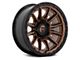 Fuel Wheels Piston Matte Bronze with Gloss Black Lip 6-Lug Wheel; 20x10; -18mm Offset (07-13 Sierra 1500)