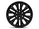 Fuel Wheels Rebar Blackout 6-Lug Wheel; 17x9; 1mm Offset (07-13 Sierra 1500)