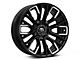 Fuel Wheels Rebar Gloss Black Milled 6-Lug Wheel; 20x10; -18mm Offset (07-13 Sierra 1500)