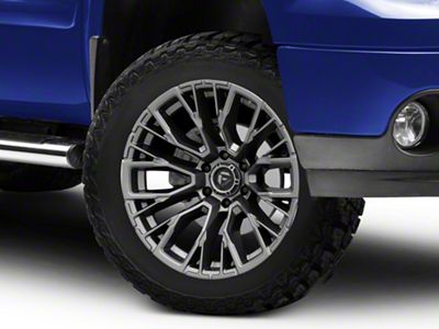 Fuel Wheels Rebar Matte Gunmetal 6-Lug Wheel; 20x10; -18mm Offset (07-13 Sierra 1500)
