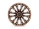 Fuel Wheels Rebar Platinum Bronze Milled 6-Lug Wheel; 17x9; -12mm Offset (07-13 Sierra 1500)