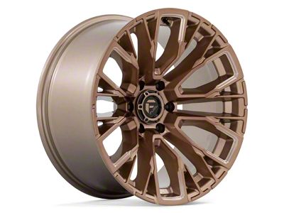 Fuel Wheels Rebar Platinum Bronze Milled 6-Lug Wheel; 20x9; 1mm Offset (07-13 Sierra 1500)