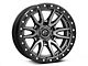 Fuel Wheels Rebel Matte Gunmetal with Black Bead Ring 6-Lug Wheel; 17x9; 1mm Offset (07-13 Sierra 1500)