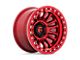 Fuel Wheels Rincon Beadlock Candy Red 6-Lug Wheel; 17x9; -38mm Offset (07-13 Sierra 1500)