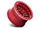 Fuel Wheels Rincon Beadlock Candy Red 6-Lug Wheel; 17x9; -38mm Offset (07-13 Sierra 1500)