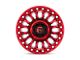 Fuel Wheels Rincon Beadlock Candy Red 6-Lug Wheel; 17x9; -38mm Offset (07-13 Sierra 1500)