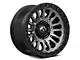 Fuel Wheels Rincon Matte Gunmetal with Matte Black Lip 6-Lug Wheel; 17x9; 1mm Offset (07-13 Sierra 1500)