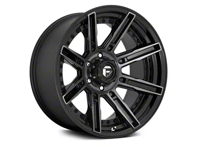 Fuel Wheels Rogue Gloss Machined Double Dark Tint 6-Lug Wheel; 20x10; -18mm Offset (07-13 Sierra 1500)