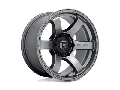 Fuel Wheels Rush Matte Gunmetal 6-Lug Wheel; 20x9; 1mm Offset (07-13 Sierra 1500)