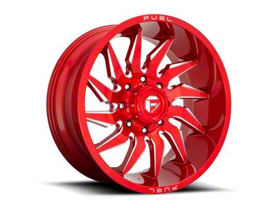 Fuel Wheels Saber Candy Red Milled 6-Lug Wheel; 20x9; 20mm Offset (07-13 Sierra 1500)