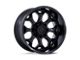 Fuel Wheels Scepter Blackout 6-Lug Wheel; 20x9; 1mm Offset (07-13 Sierra 1500)