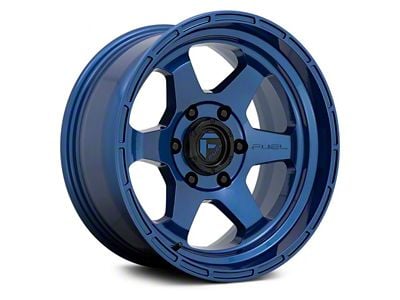 Fuel Wheels Shok Dark Blue 6-Lug Wheel; 17x9; -12mm Offset (07-13 Sierra 1500)