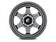 Fuel Wheels Shok Matte Anthracite 6-Lug Wheel; 17x10; -18mm Offset (07-13 Sierra 1500)