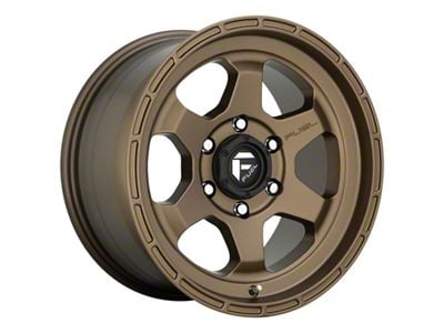 Fuel Wheels Shok Matte Bronze 6-Lug Wheel; 17x10; -18mm Offset (07-13 Sierra 1500)