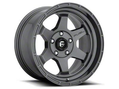 Fuel Wheels Shok Textured Anthracite 6-Lug Wheel; 17x10; -18mm Offset (07-13 Sierra 1500)