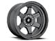 Fuel Wheels Shok Textured Anthracite 6-Lug Wheel; 17x10; -18mm Offset (07-13 Sierra 1500)