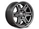 Fuel Wheels Slayer Matte Gunmetal 6-Lug Wheel; 17x8.5; -15mm Offset (07-13 Sierra 1500)