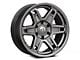 Fuel Wheels Slayer Matte Gunmetal 6-Lug Wheel; 20x9; 1mm Offset (07-13 Sierra 1500)