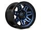 Fuel Wheels Syndicate Dark Blue with Black Ring 6-Lug Wheel; 17x9; 1mm Offset (07-13 Sierra 1500)