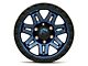 Fuel Wheels Syndicate Dark Blue with Black Ring 6-Lug Wheel; 17x9; 1mm Offset (07-13 Sierra 1500)