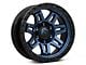 Fuel Wheels Syndicate Dark Blue with Black Ring 6-Lug Wheel; 17x9; 1mm Offset (07-13 Sierra 1500)