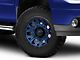 Fuel Wheels Traction Dark Blue with Black Ring 6-Lug Wheel; 17x9; -12mm Offset (07-13 Sierra 1500)